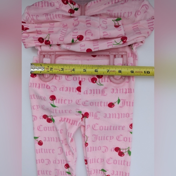 NWT Juicy Couture Girls (2T) Sweetheart Cherry 2-Piece Pyjama/Sleep Set - Picture 16 of 16